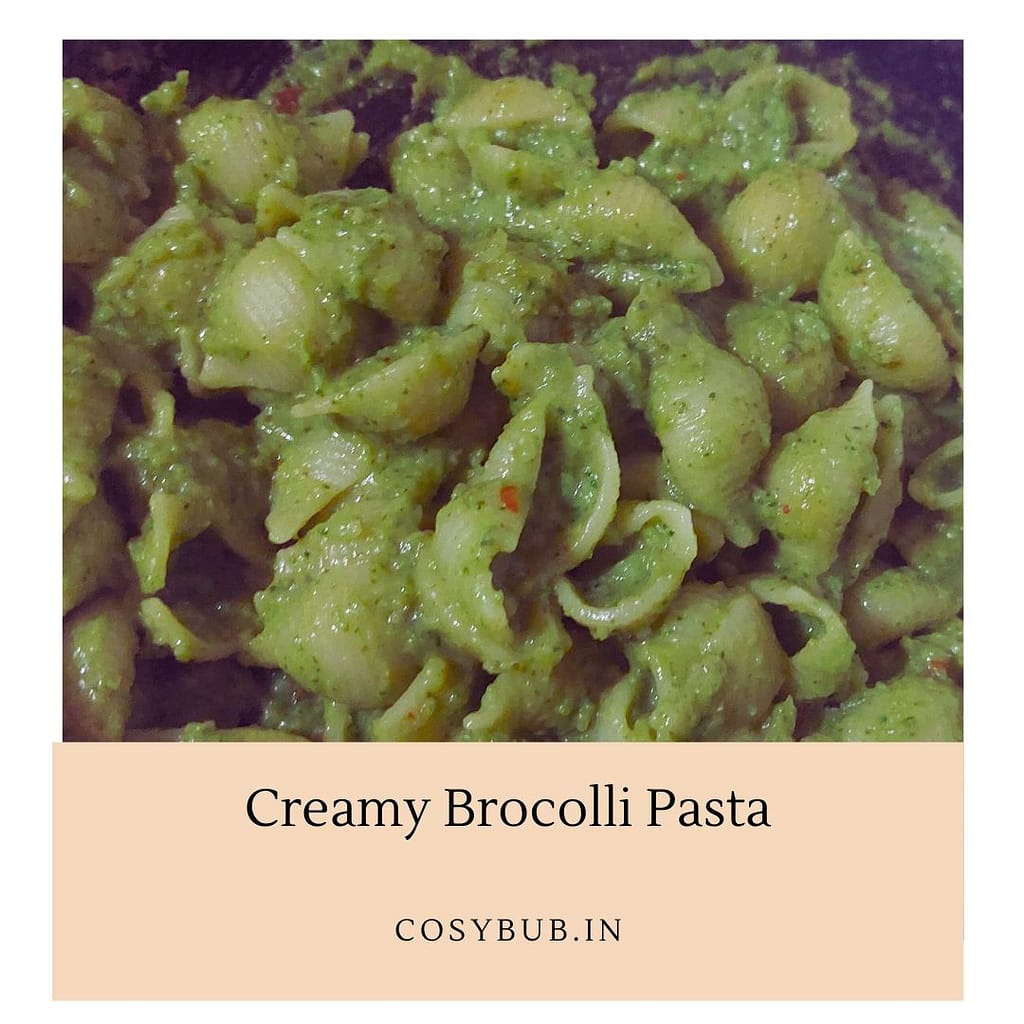 Easy creamy broccoli pasta