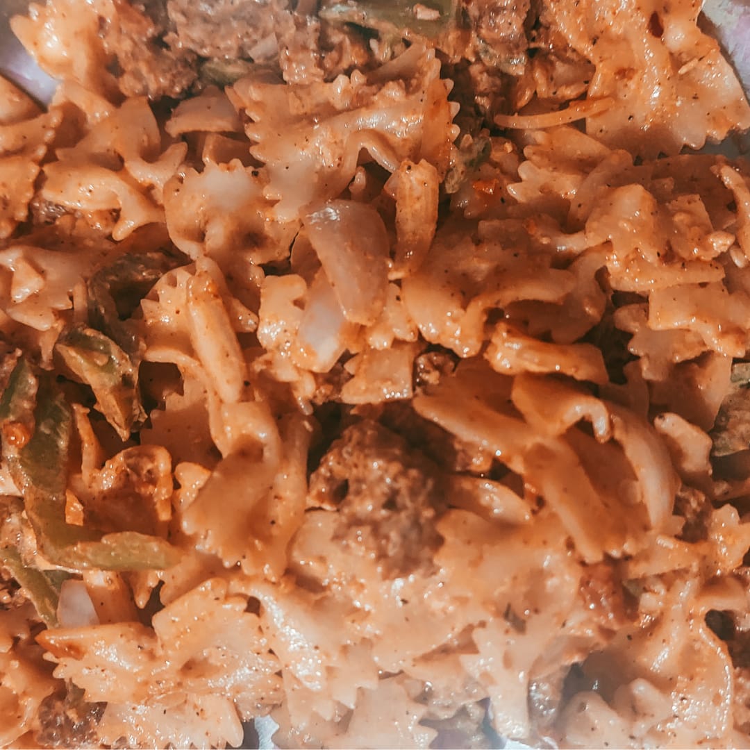 How to make chicken kabab pasta