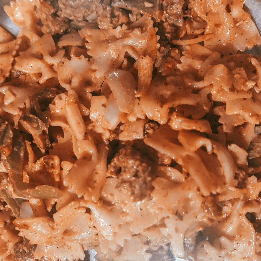 How to make chicken kabab pasta