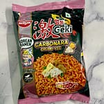 Nissin Geki Korean Ramen Carbonara Creamy Veg Flavored Instant Noodles review