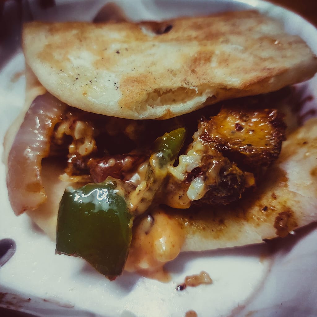 Naan flatbread wrap recipe