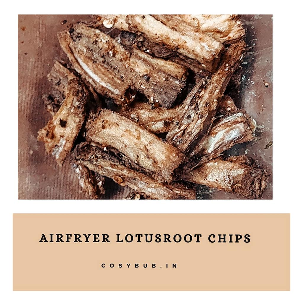 Quick and Easy Air fryer Lotus Root Chips