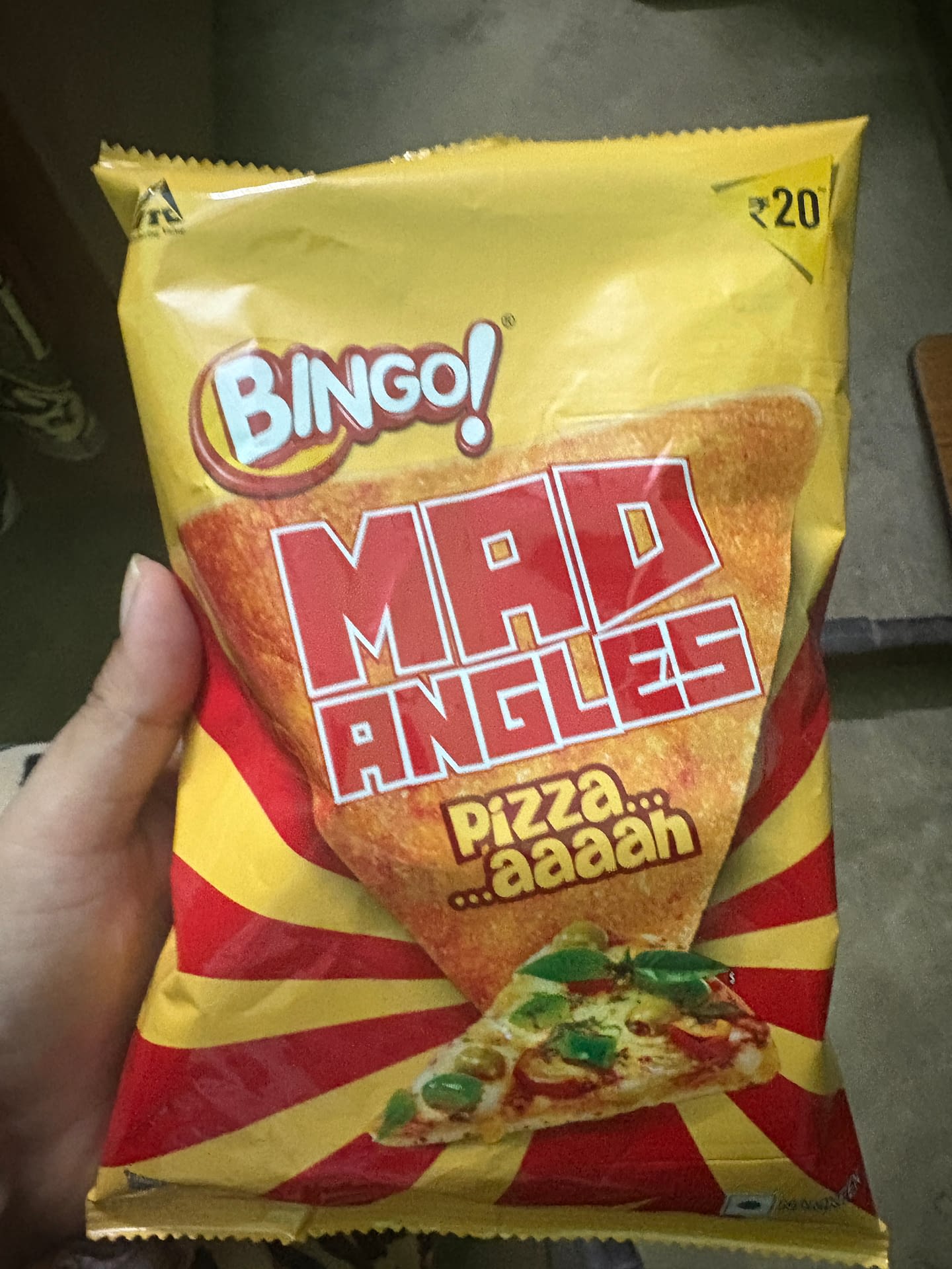 Bingo Mad Angles Pizaa flavor