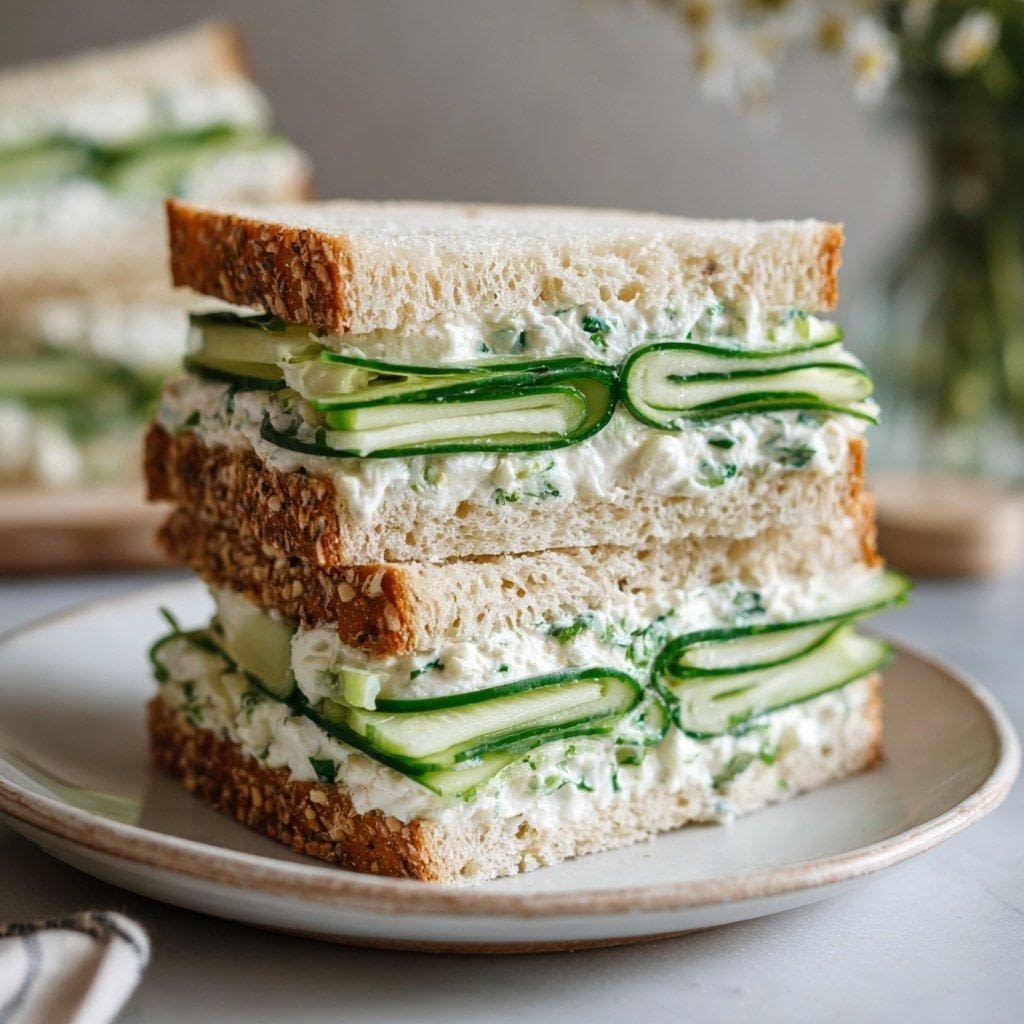 Simple cucumber sandwich recipe