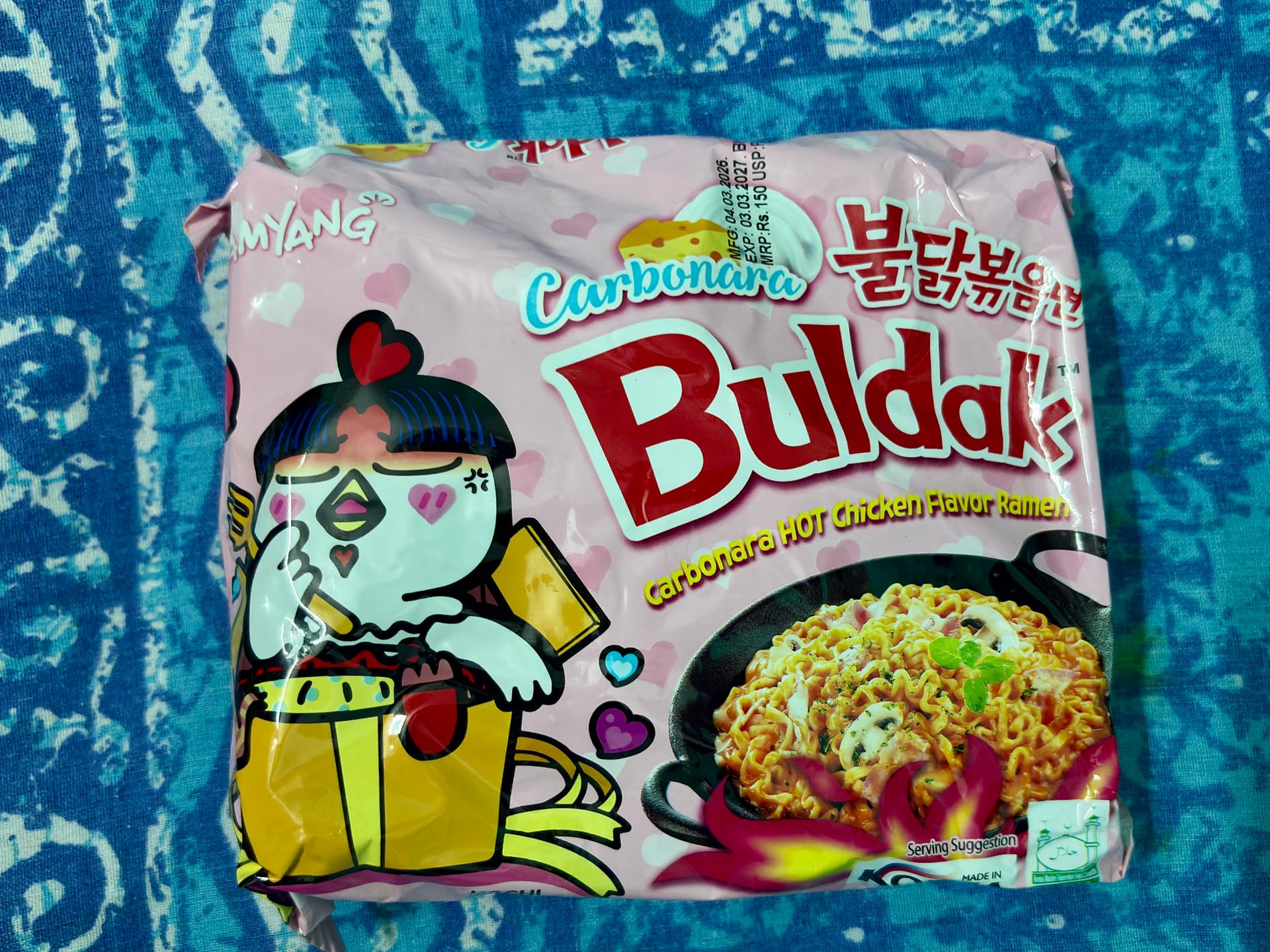 Buldak carbonara