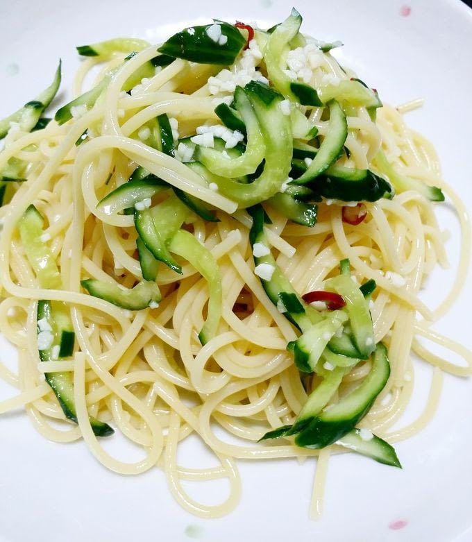 Cucumber pasta recipe
