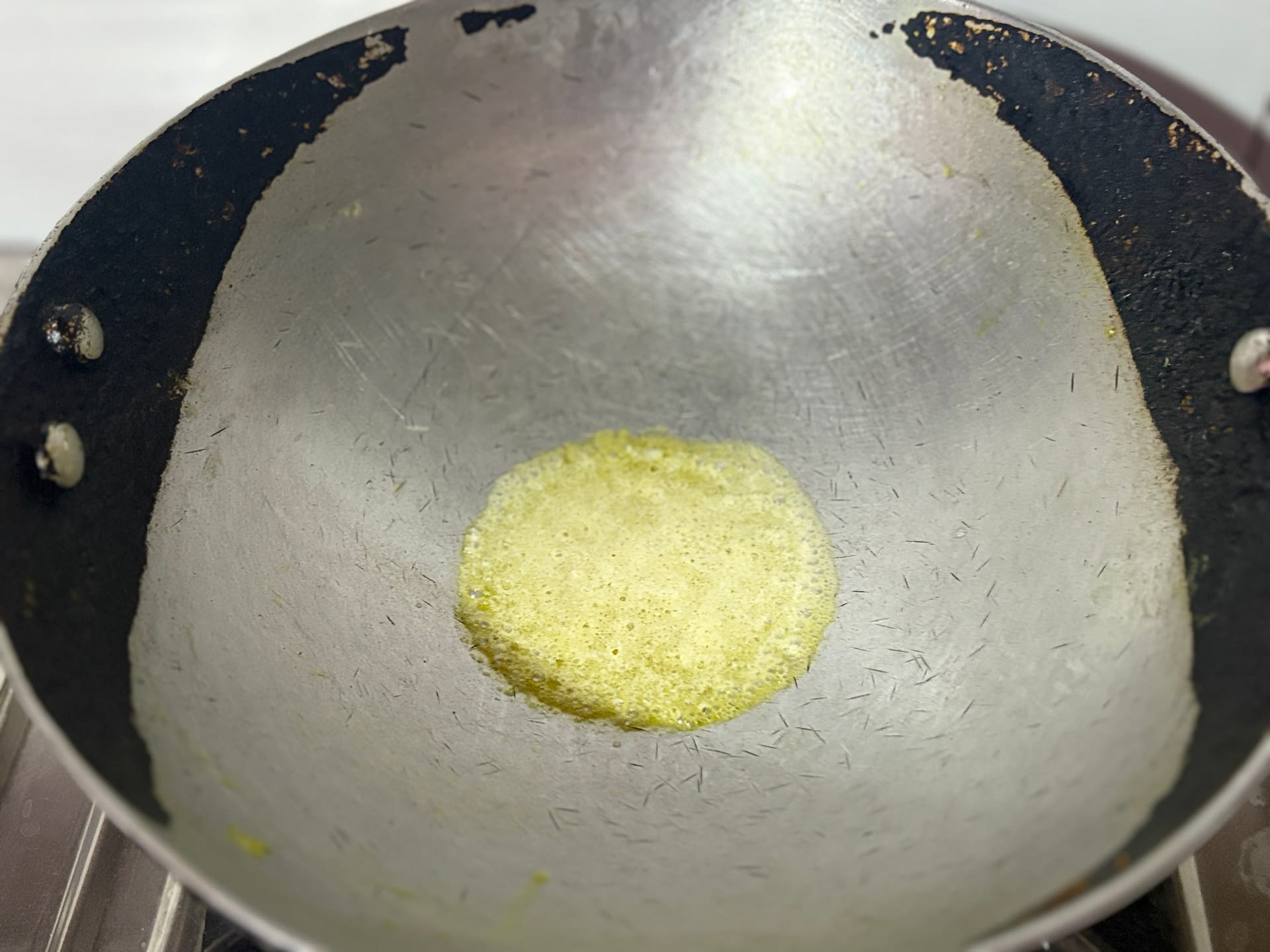 Melted butter to make beetroot pasta recipe