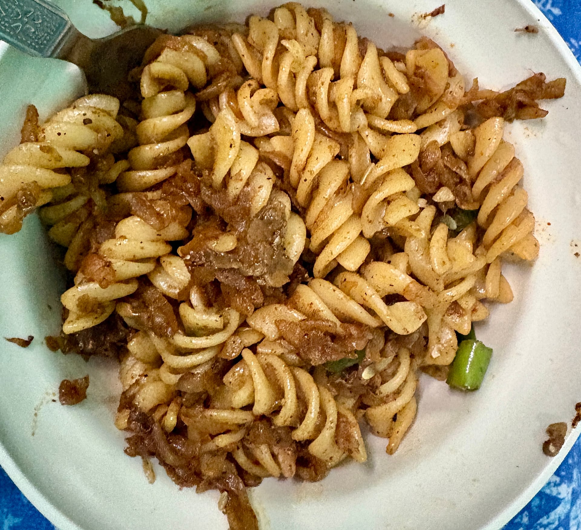 Butter garlic cucumber pasta