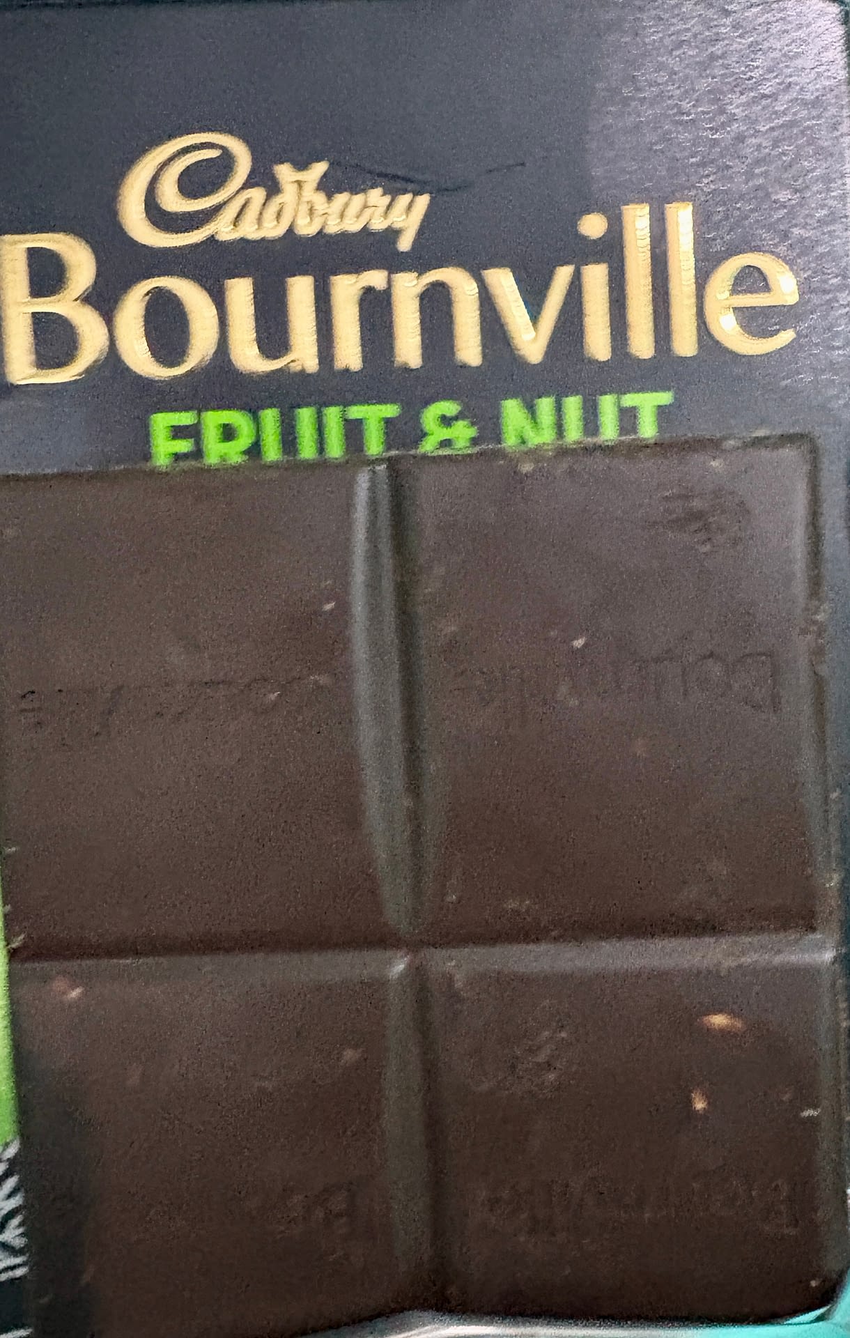 Cadbury Bournville Fruit and Nut Dark Chocolate