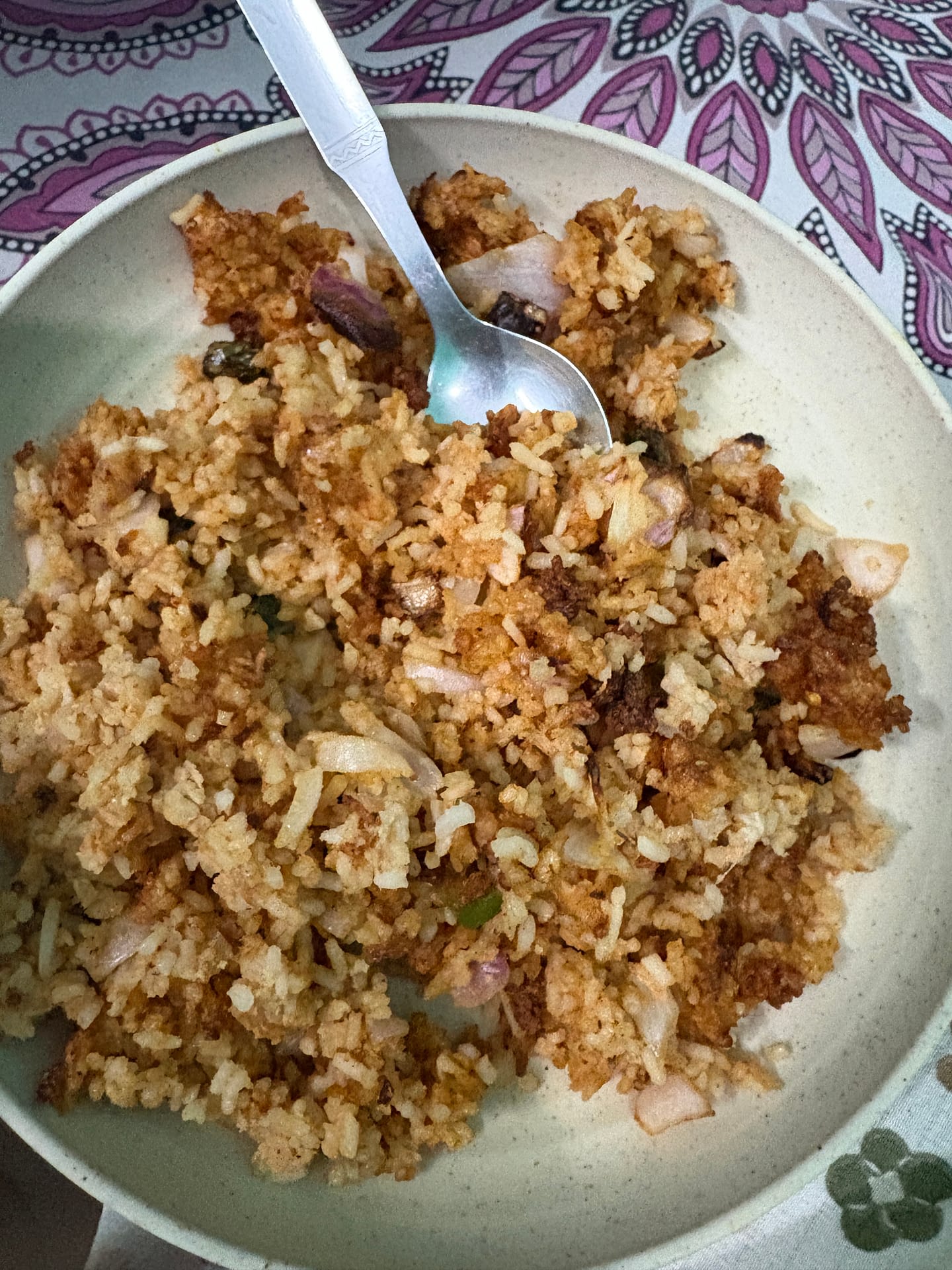 Air fryer Egg fried rice